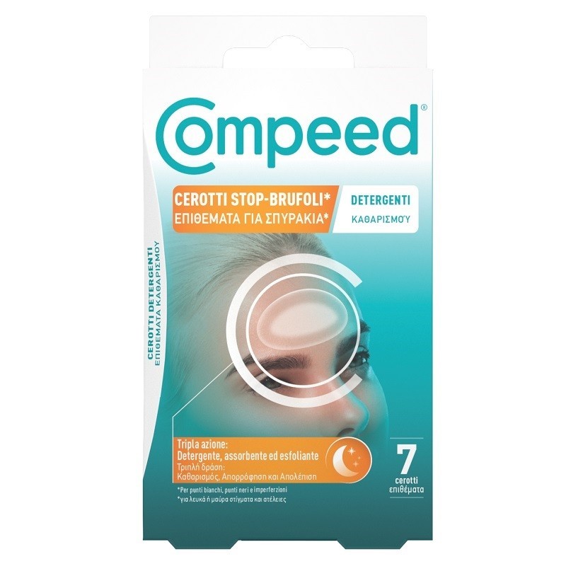 Compeed cerotti stop brufoli detergenti 7 pezzi Compeed cerotti stop brufoli detergenti 7 pezzi