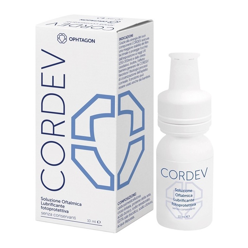 Cordev soluzione oftalmica lubrificante of 10 ml Cordev soluzione oftalmica lubrificante of 10 ml