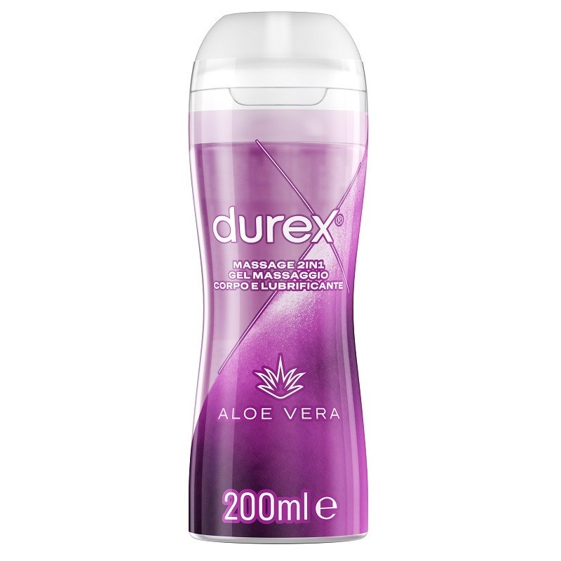 Durex massage 2 in 1 gel massaggio corpo e lubrificante aloevera 200 ml Durex massage 2 in 1 gel massaggio corpo e lubrificante aloevera 200 ml