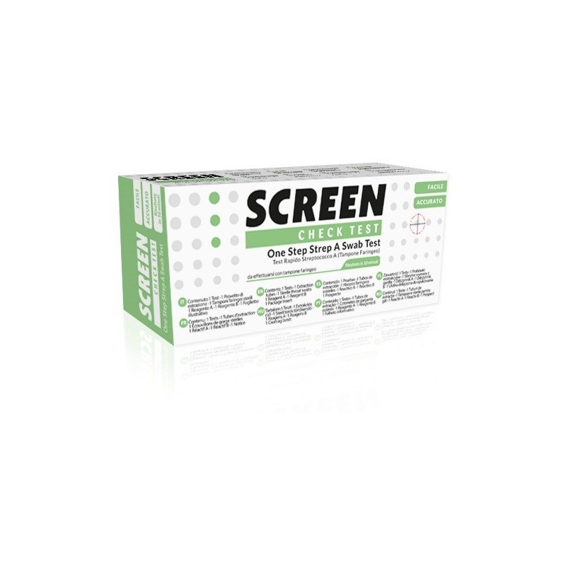 Test one step strep a autodiagnostico determinazione qualitativa antigeni streptococco a da tampone faringeo