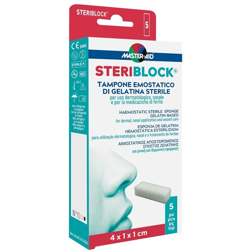 Master-aid steriblock tampone emostatico