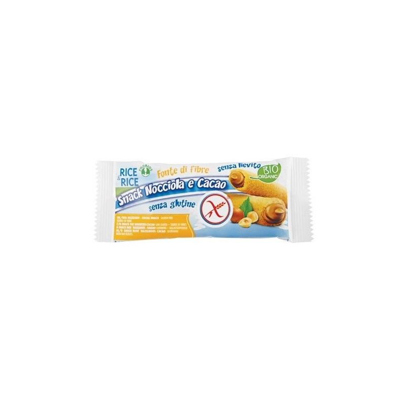 Rice&rice snack di riso alla nocciola 25 g senza lievito