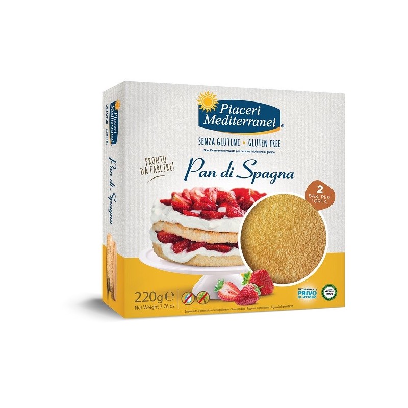 Piaceri medit pan spagna 200g Piaceri medit pan spagna 200g