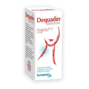 Dequadin spray mucosa orale 10 ml 0,5%