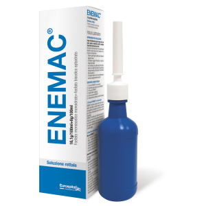 Enemac 1 flacone 130 ml 16,1 g/100 ml + 6 g/100 ml soluz rett