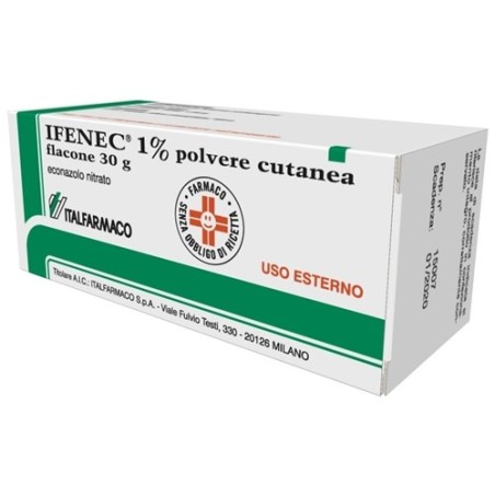 Ifenec polvere cutanea 30 g 1% Ifenec polvere cutanea 30 g 1%