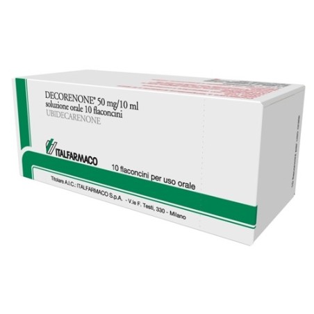 Decorenone soluzione orale 10 flaconcini 50 mg 10 ml Decorenone soluzione orale 10 flaconcini 50 mg 10 ml
