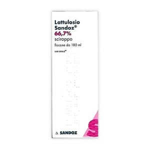 Lattulosio (sandoz) sciroppo 180 ml 66,7% flacone