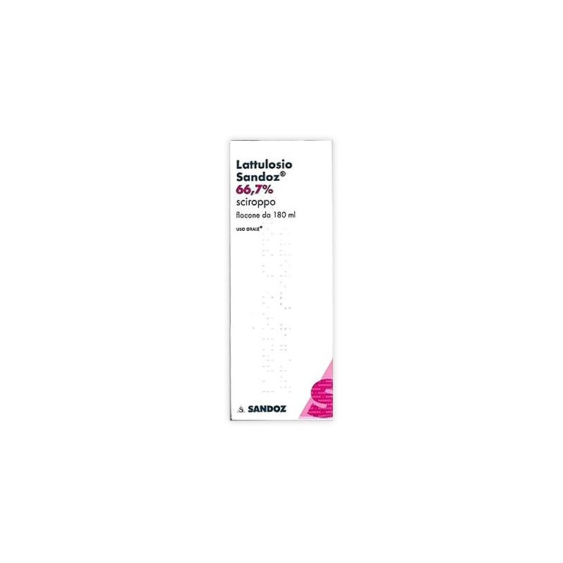 Lattulosio (sandoz) sciroppo 180 ml 66,7% flacone