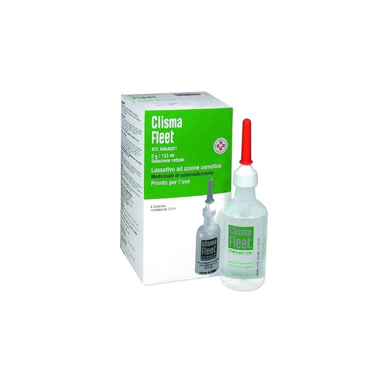 Clisma fleet pronto uso 4 flaconi soluz rettale 133 ml