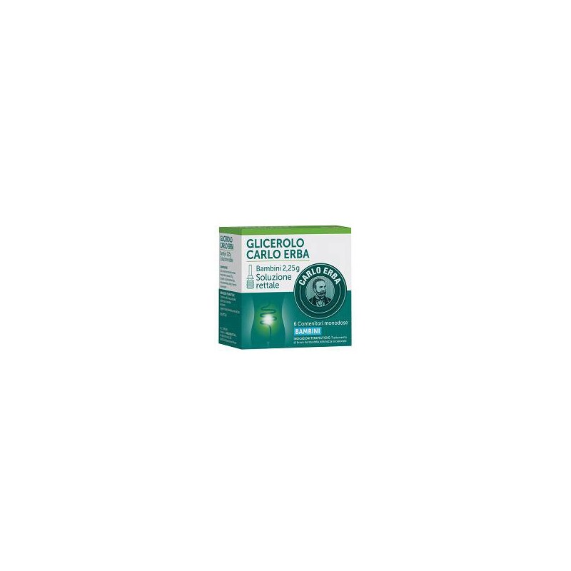 Glicerolo (carlo erba) bb 6 microclismi 2,25 g con camomillae malva
