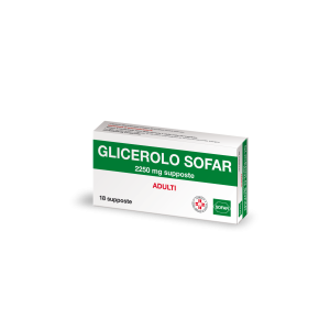 Glicerolo (alfasigma) ad 18 supp 2.250 mg