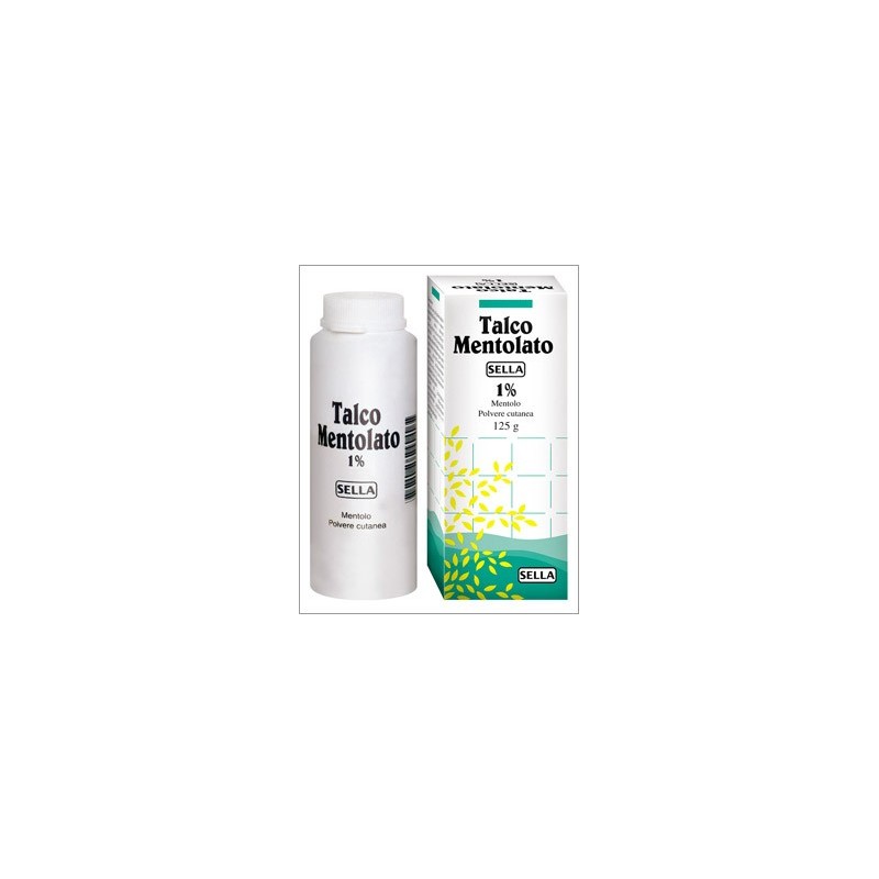 Mentolo (sella) polvere cutanea 100 g 1%