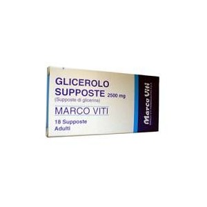 Glicerolo (marco viti) ad 18 supp 2.250 mg