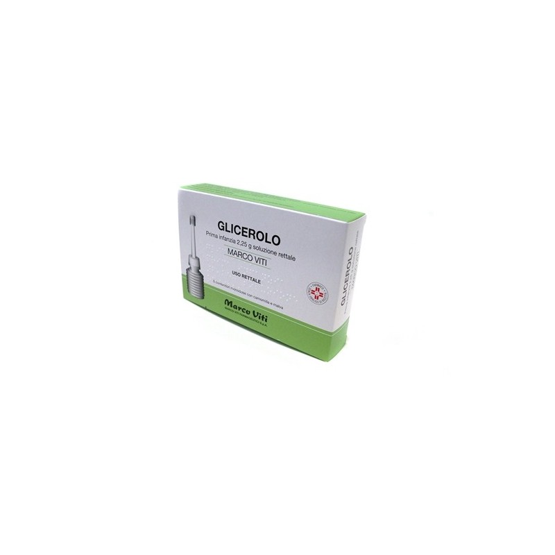 Glicerolo (marco viti) prima infanzia 6 contenitori monodose2,25 g soluz rett con camomilla e malva