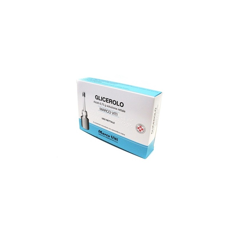 Glicerolo (marco viti) ad 6 contenitori monodose 6,75 g soluz rett con camomilla e malva