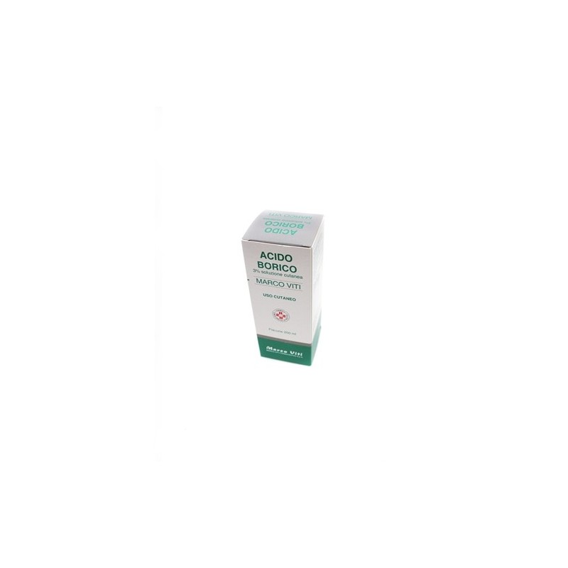 Acido borico (marco viti) soluz cutanea 200 ml 3%