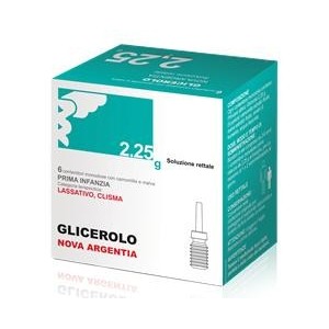 Glicerolo (nova argentia) prima infanzia 6 contenitori monodose 2,25 g soluz rett con camomilla e malva
