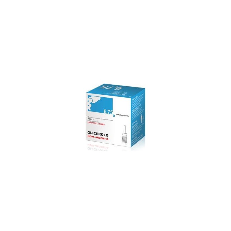 Glicerolo (nova argentia) ad 6 contenitori monodose 6,75 g soluz rett con camomilla e malva