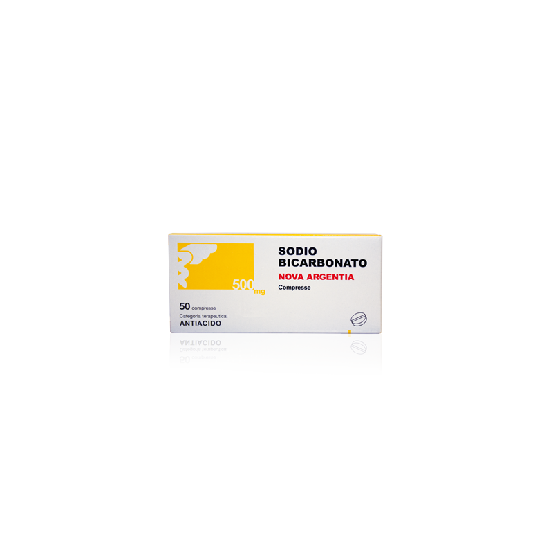 Sodio bicarbonato (nova argentia) 50 compresse 500 mg