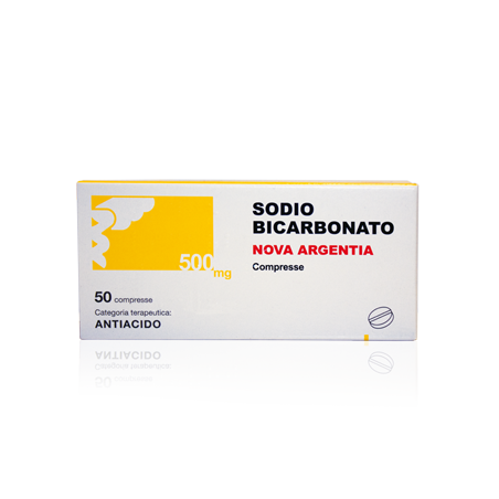 Sodio bicarbonato (nova argentia) 50 compresse 500 mg