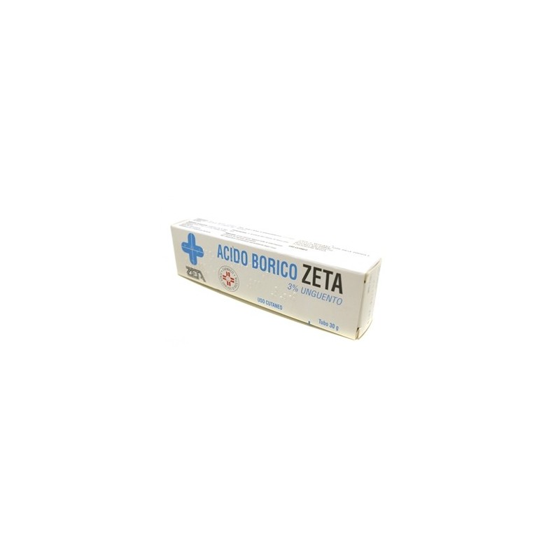 Acido borico (zeta farmaceutici) ung derm 30 g 3%