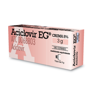 Aciclovir (eg) crema derm 3 g 5%