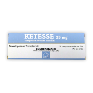 Ketesse 20 compresse riv 25 mg
