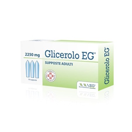 Glicerolo eg (nova argentia) ad 18 supp 2.250 mg