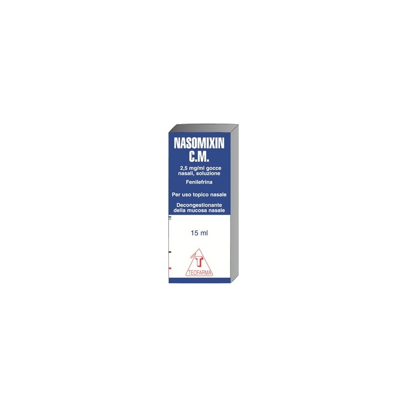 Nasomixin cm gocce nasali 15 ml 2,5 mg/ml