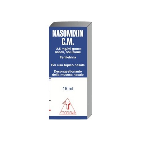Nasomixin cm gocce nasali 15 ml 2,5 mg/ml