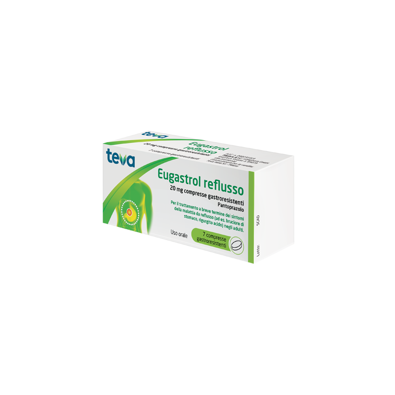 Eugastrol reflusso 7 compresse gastrores 20 mg