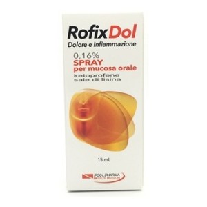 Rofixdol infiammazione e dolore spray mucosa orale 15 ml 0,16%