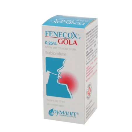 Fenecox gola spray mucosa orale 15 ml 0,25% Fenecox gola spray mucosa orale 15 ml 0,25%