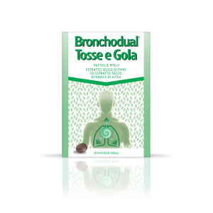 Bronchodual tosse e gola 20 pastiglie molli