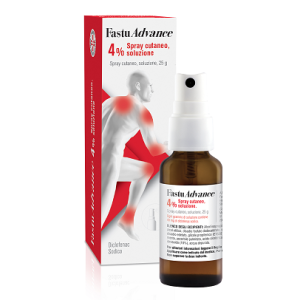 Fastuadvance soluzione cutanea spray 1 flacone 25 g 4%