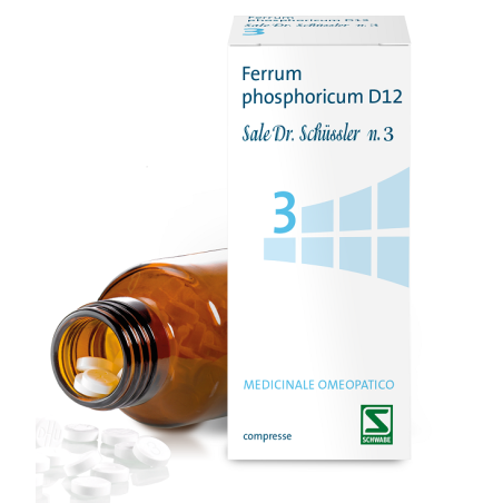 Ferrum phosphoricum d12 sale dr.schussler n.3 d12 200 compresse flacone