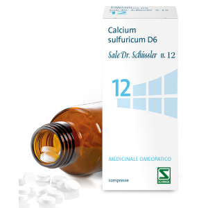Calcium sulfuricum d6 sale dr.schussler n.12 d6 200 compresse flacone