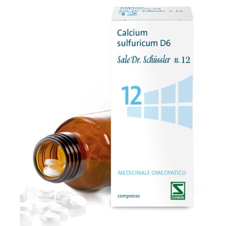 Calcium sulfuricum d6 sale dr.schussler n.12 d6 200 compresse flacone