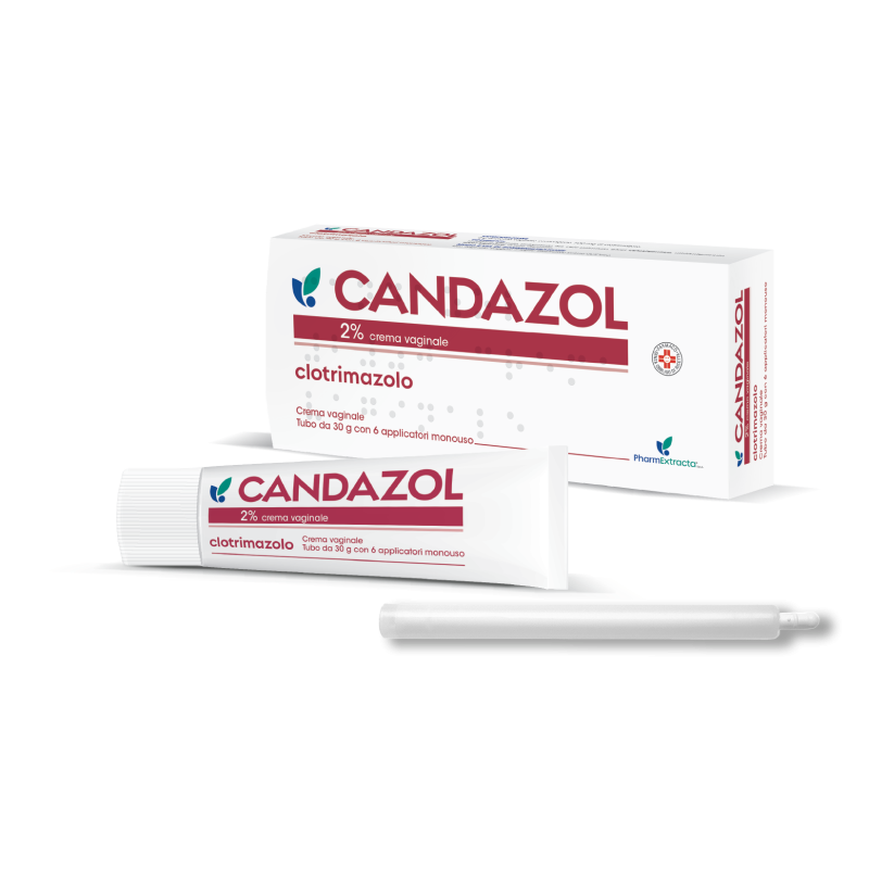 Candazol crema vag 30 g 2% + 6 applicatori monouso Candazol crema vag 30 g 2% + 6 applicatori monouso