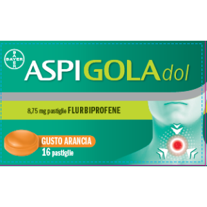 Aspigoladol 16 pastiglie 8,75 mg arancia Aspigoladol 16 pastiglie 8,75 mg arancia