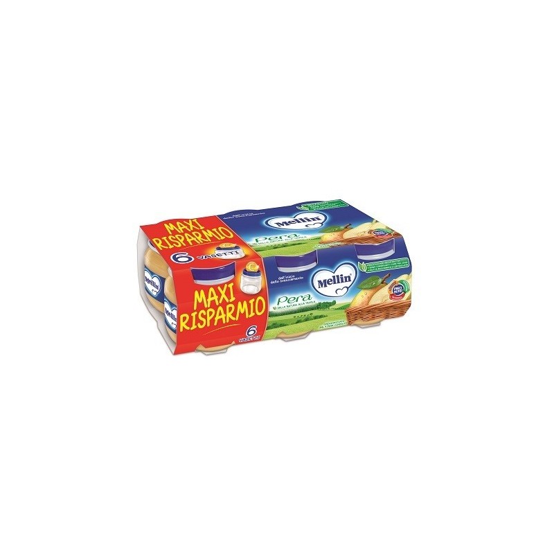 Mellin omogeneizzato pera 100 g 6 pezzi