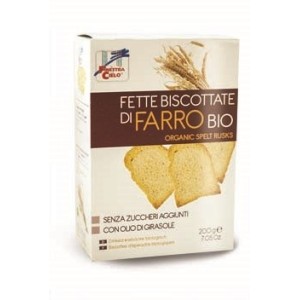 Fsc fette biscottate di farro bio senza zuccheri aggiunti con olio di girasole senza olio di palma 200 g