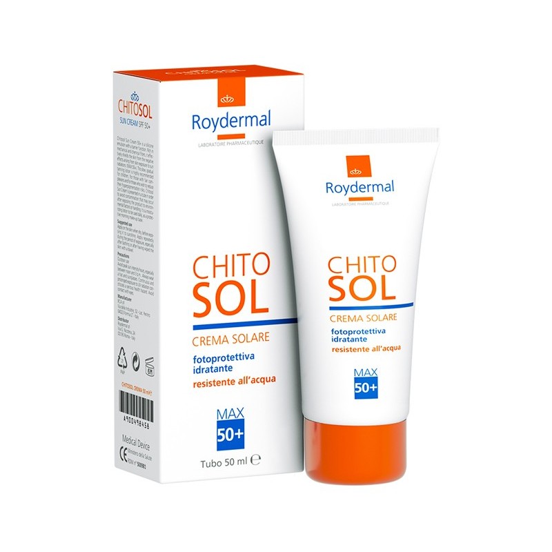 Chitosol crema solare fp 50+ tubo 50 ml