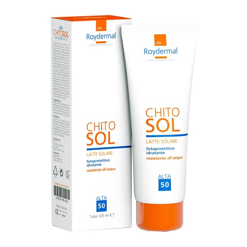 Chitosol latte solare fp 50 125 ml
