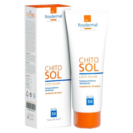 Chitosol latte solare fp 50 125 ml