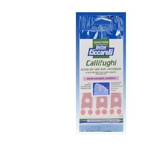 Cerotto callifugo sagomato per calli molli interdigitali applicare su formazione cornee molli igienepiede 6 pezzi