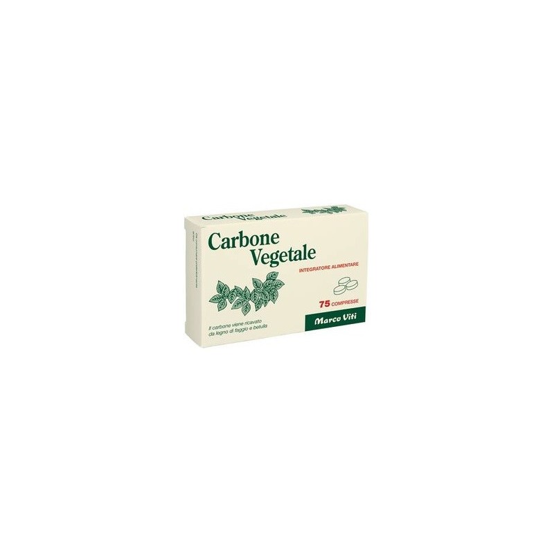 Carbone vegetale 75 compresse