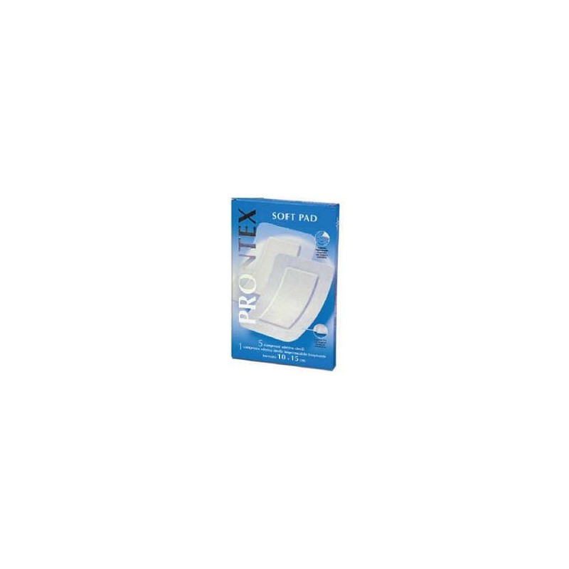 Garza compressa prontex soft pad autoadesiva 10x15cm 6 pezzi Garza compressa prontex soft pad autoadesiva 10x15cm 6 pezzi