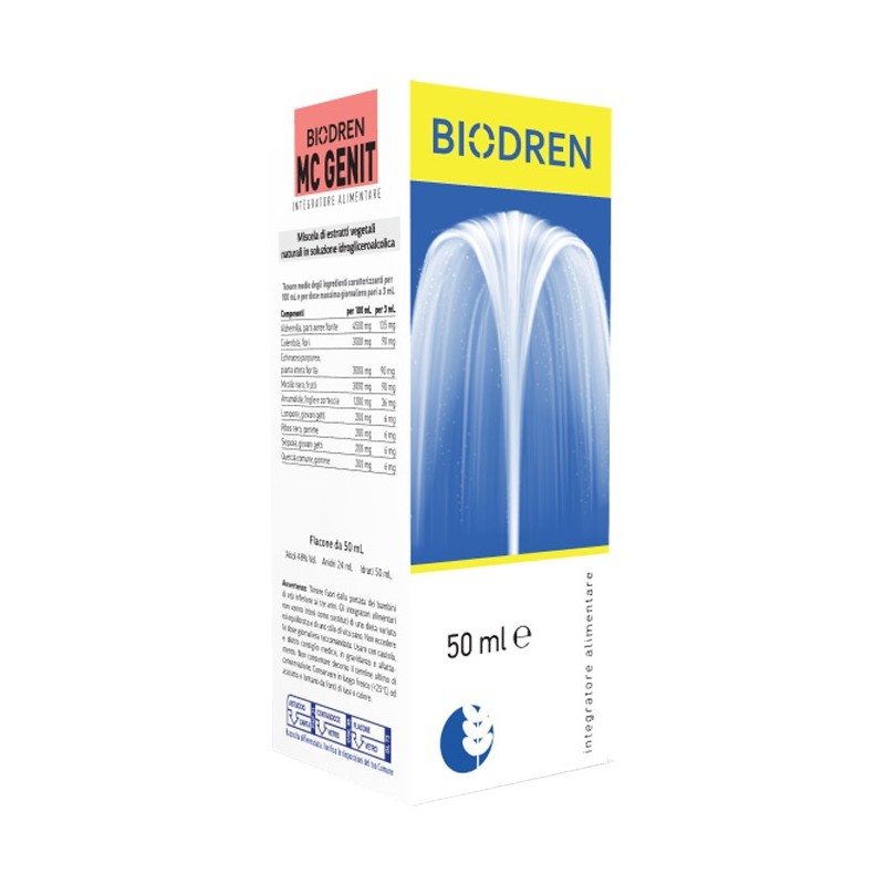 Biodren mc genit soluzione idroalcolica 50 ml Biodren mc genit soluzione idroalcolica 50 ml